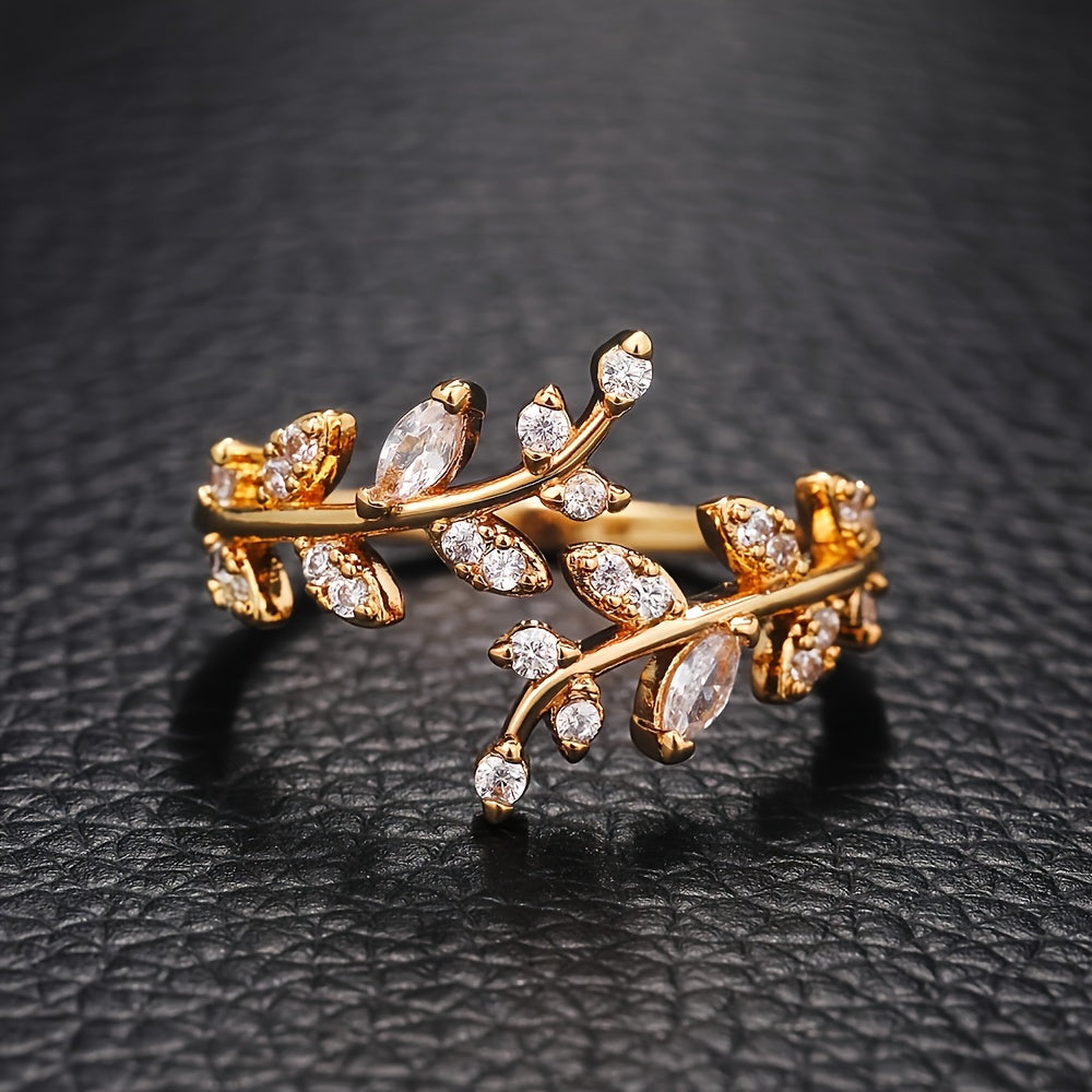 Elegante Wijnstok Ring | Samen tegen Borstkanker