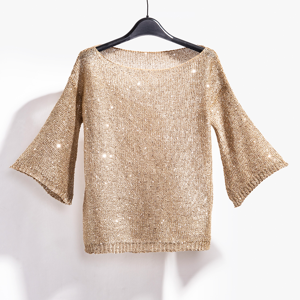 Yera™ – Glanzende Casual Trui