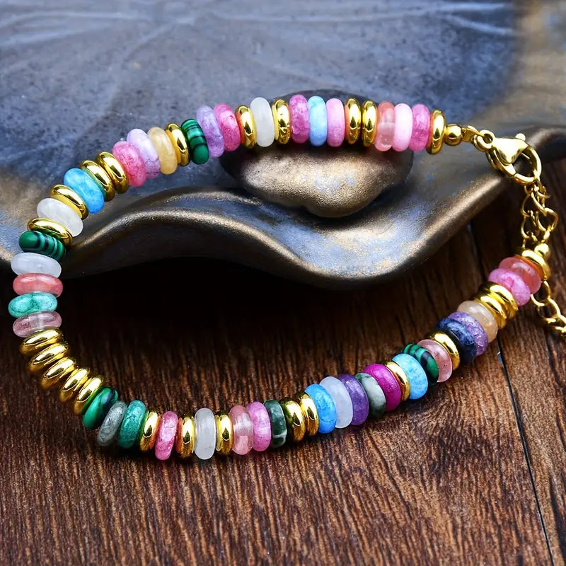 Kleurrijke Harmonie Armband | Samen tegen Borstkanker