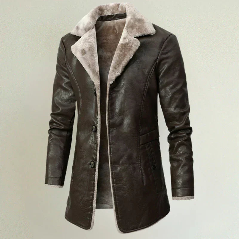 Felipe™ – Leren winterjas