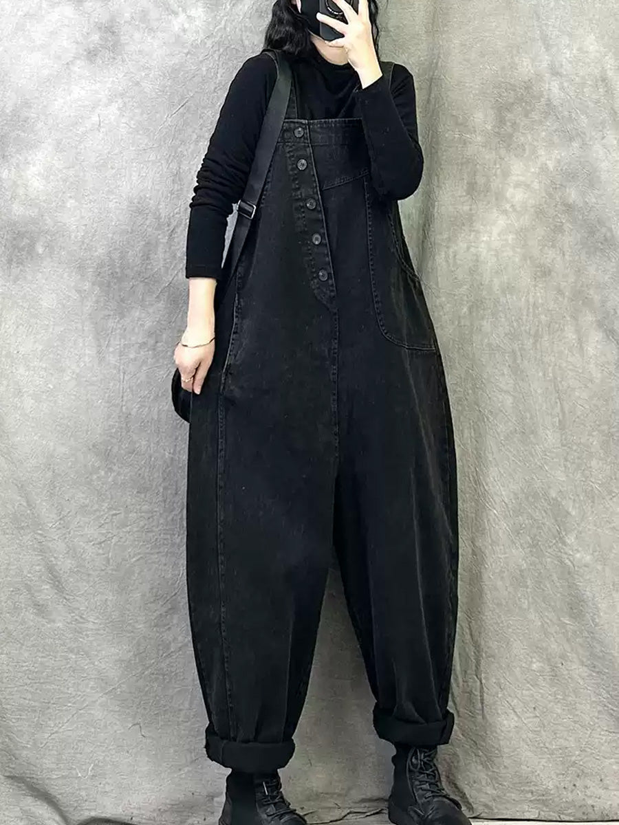 Elisha™ – Retro effen jumpsuit