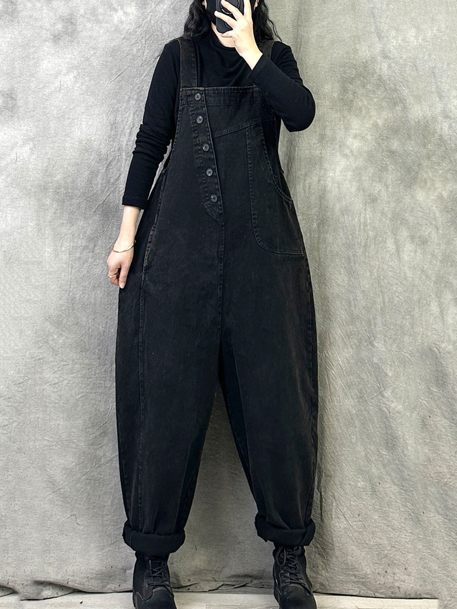 Elisha™ – Retro effen jumpsuit