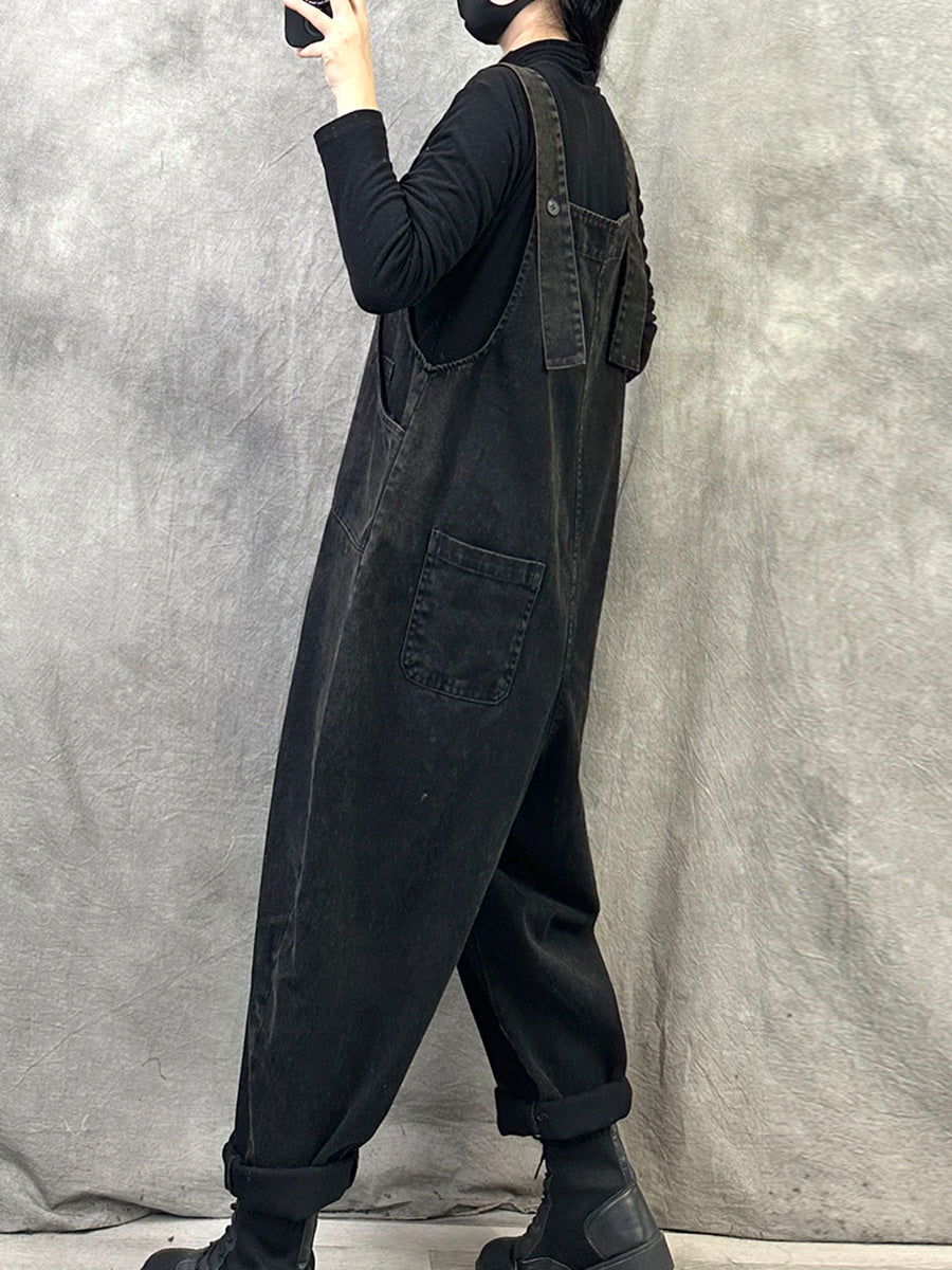 Elisha™ – Retro effen jumpsuit