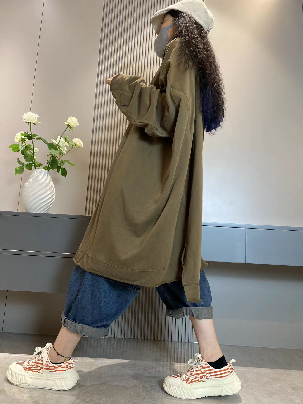 Anita™ – Katoenen lang shirt met ronde hals