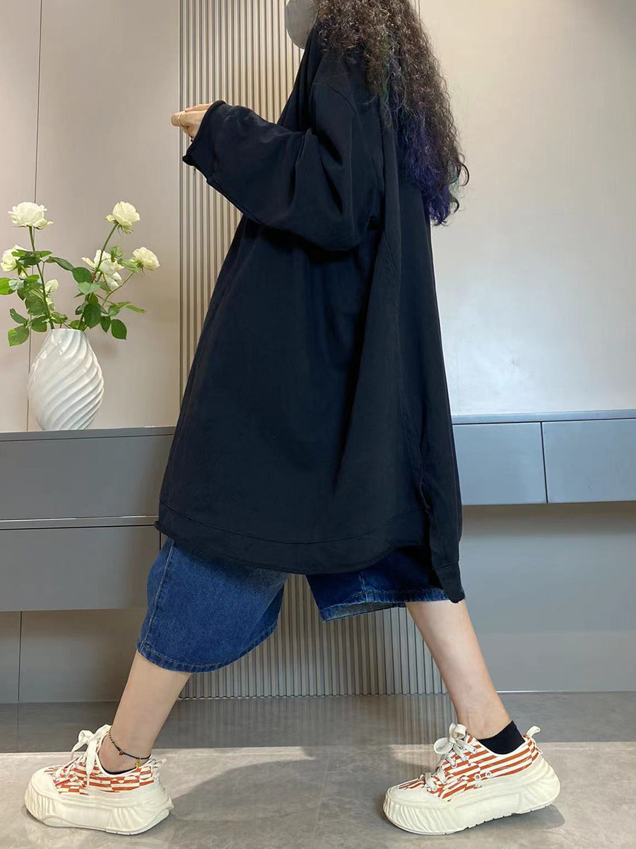 Anita™ – Katoenen lang shirt met ronde hals