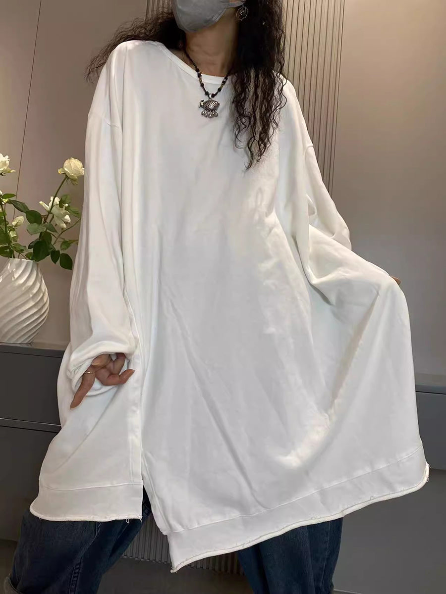 Anita™ – Katoenen lang shirt met ronde hals