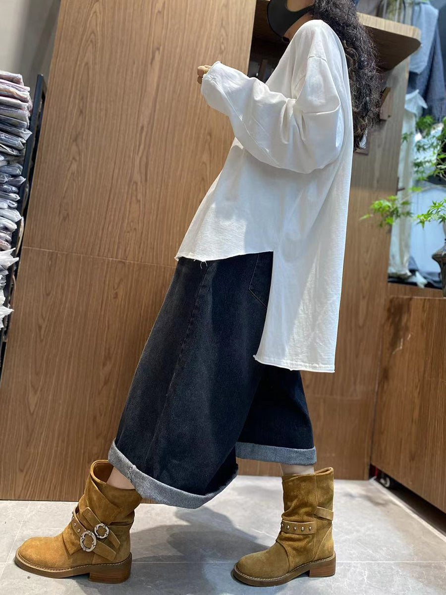 Fanny™ – Katoenen shirt met ronde hals