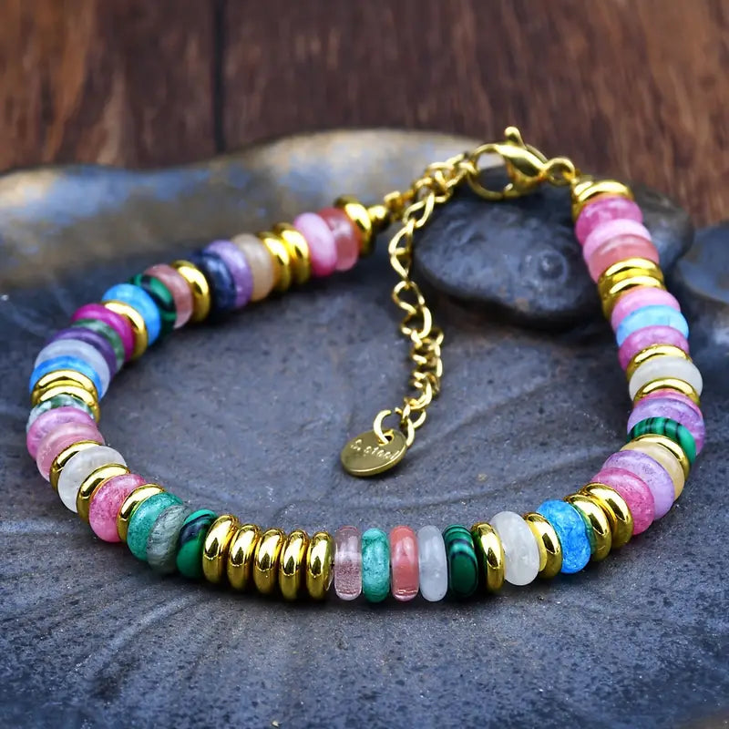 Kleurrijke Harmonie Armband | Samen tegen Borstkanker
