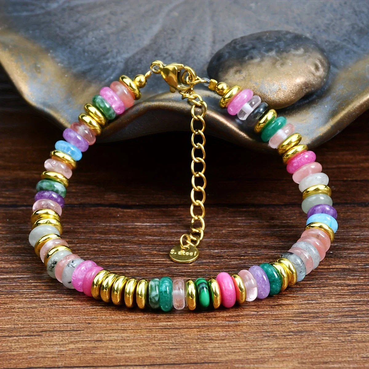Kleurrijke Hoop Armband | Samen tegen borstkanker