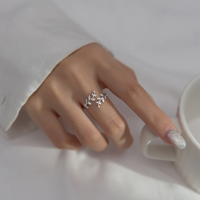 Elegante Wijnstok Ring | Samen tegen Borstkanker