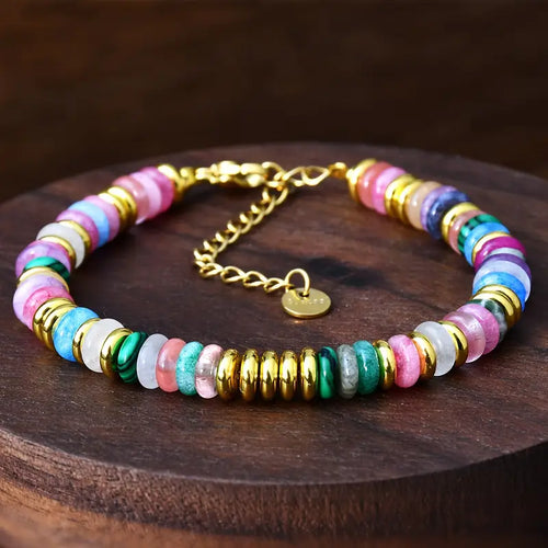 Kleurrijke Harmonie Armband | Samen tegen Borstkanker