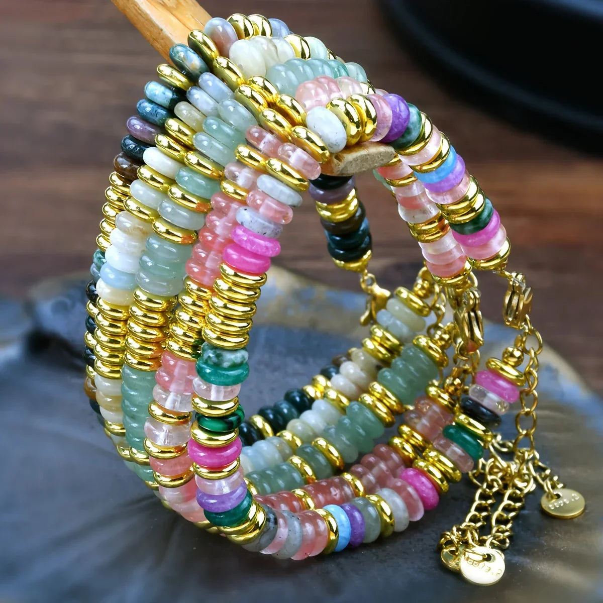 Kleurrijke Hoop Armband | Samen tegen borstkanker