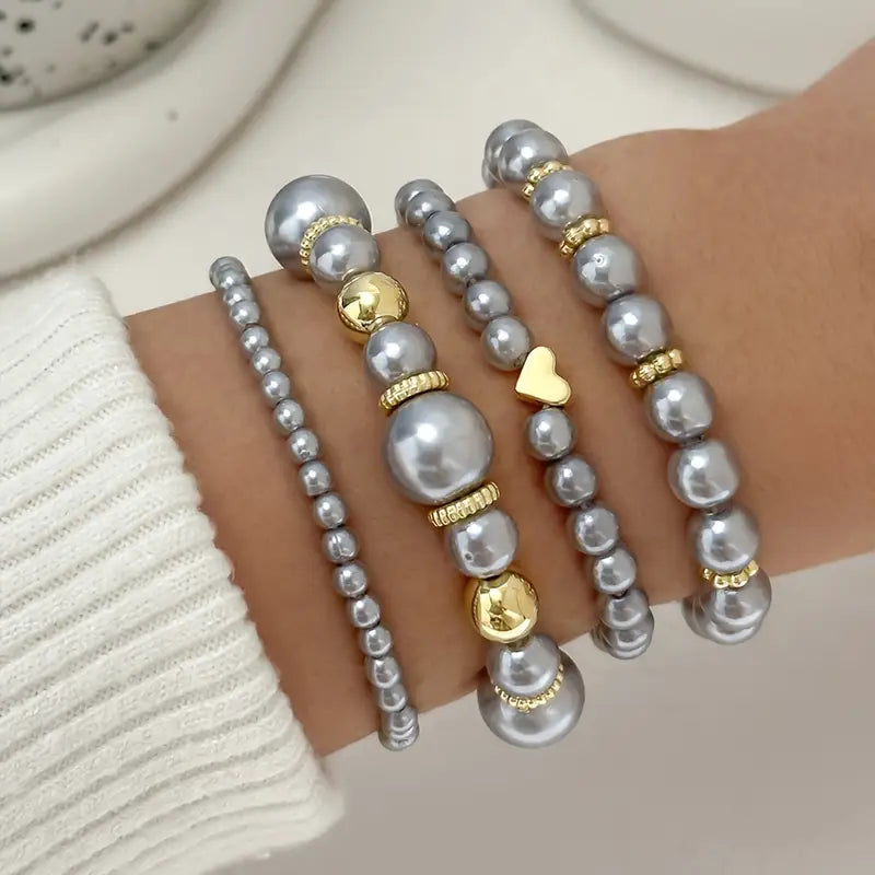 Parel Harmonie Armbanden | Samen tegen Borstkanker