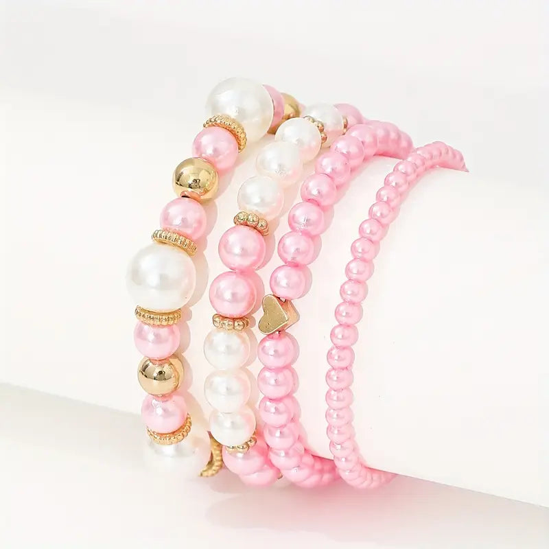 Parel Harmonie Armbanden | Samen tegen Borstkanker
