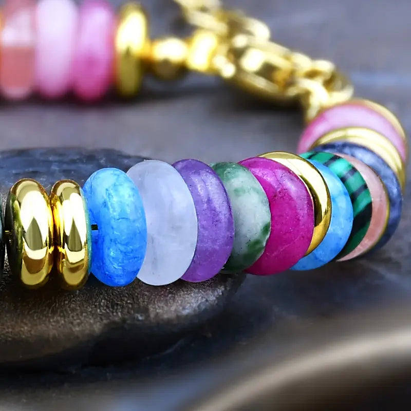 Kleurrijke Harmonie Armband | Samen tegen Borstkanker