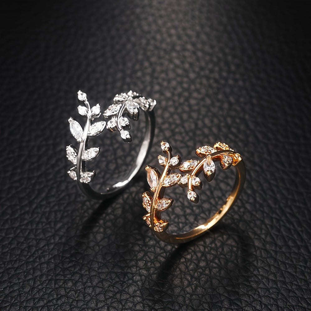 Elegante Wijnstok Ring | Samen tegen Borstkanker