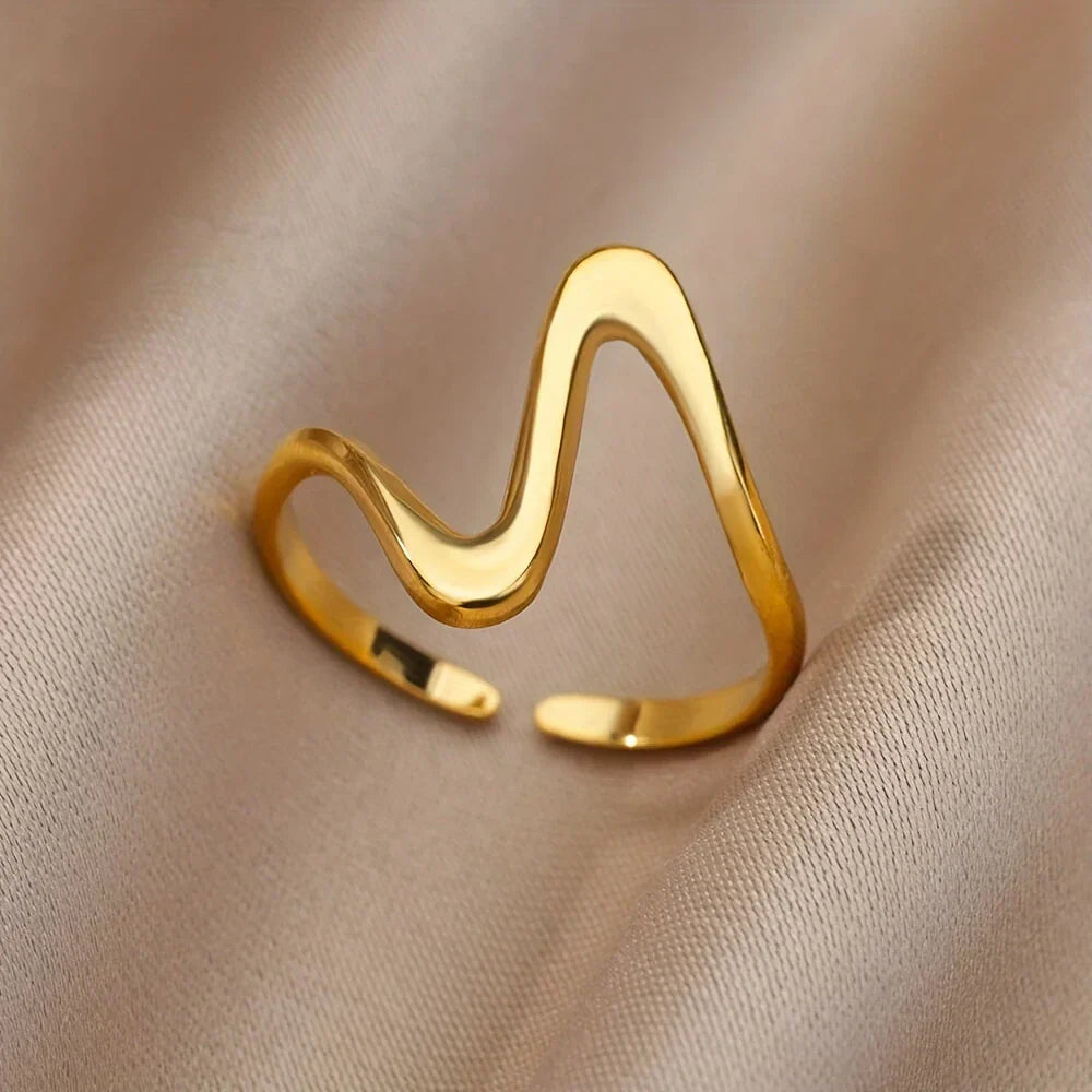 Geometrische Golf Ring | Samen tegen Borstkanker