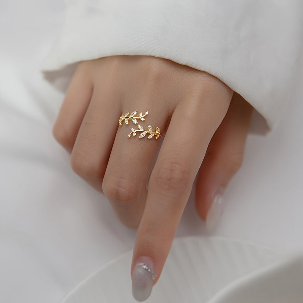 Elegante Wijnstok Ring | Samen tegen Borstkanker