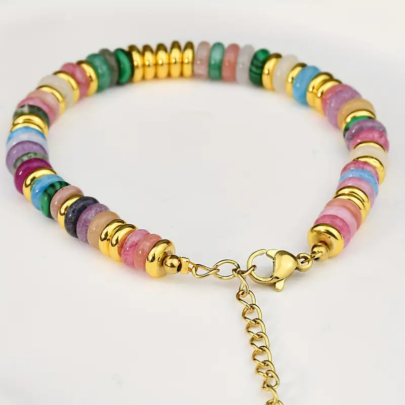Kleurrijke Harmonie Armband | Samen tegen Borstkanker