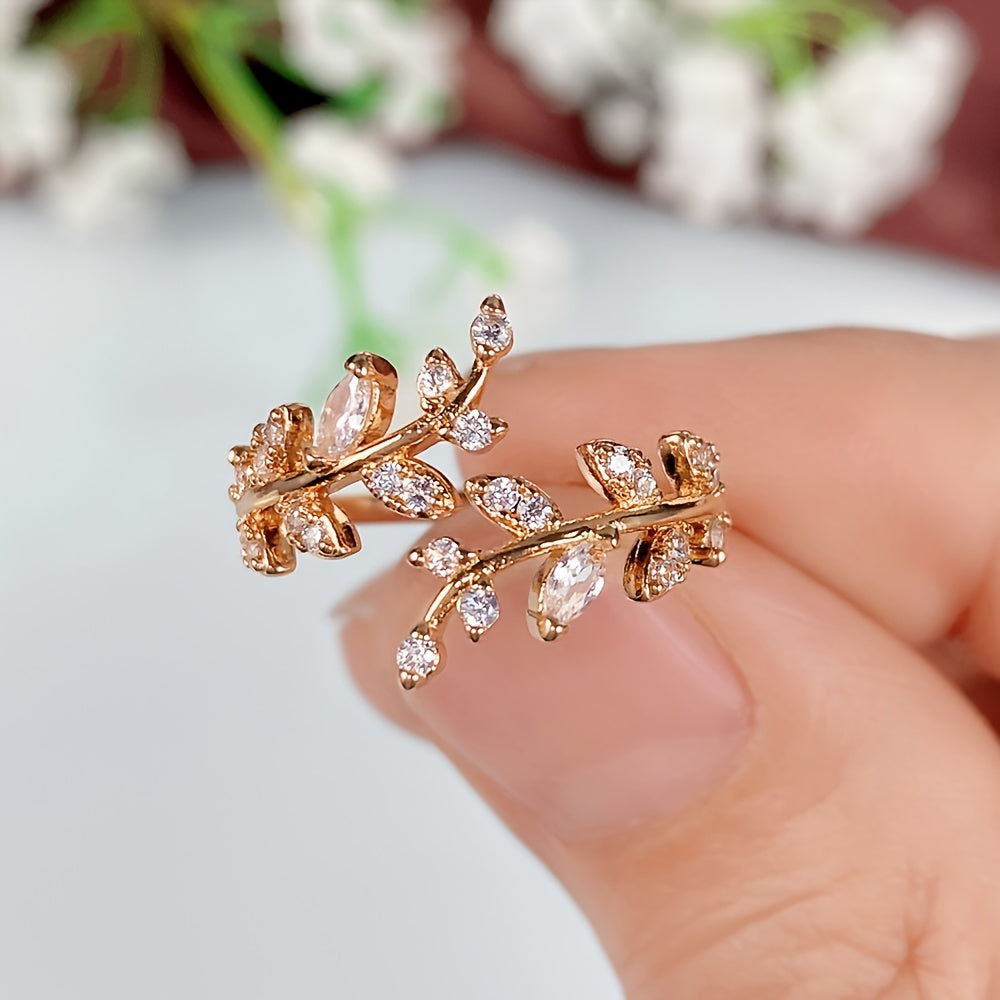 Elegante Wijnstok Ring | Samen tegen Borstkanker