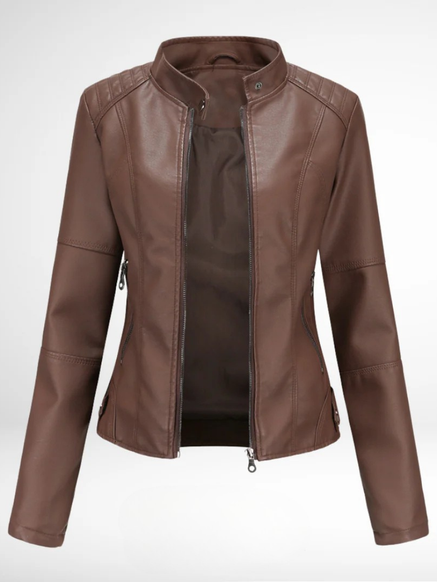 Sienna™ – Luxe Leren Jas