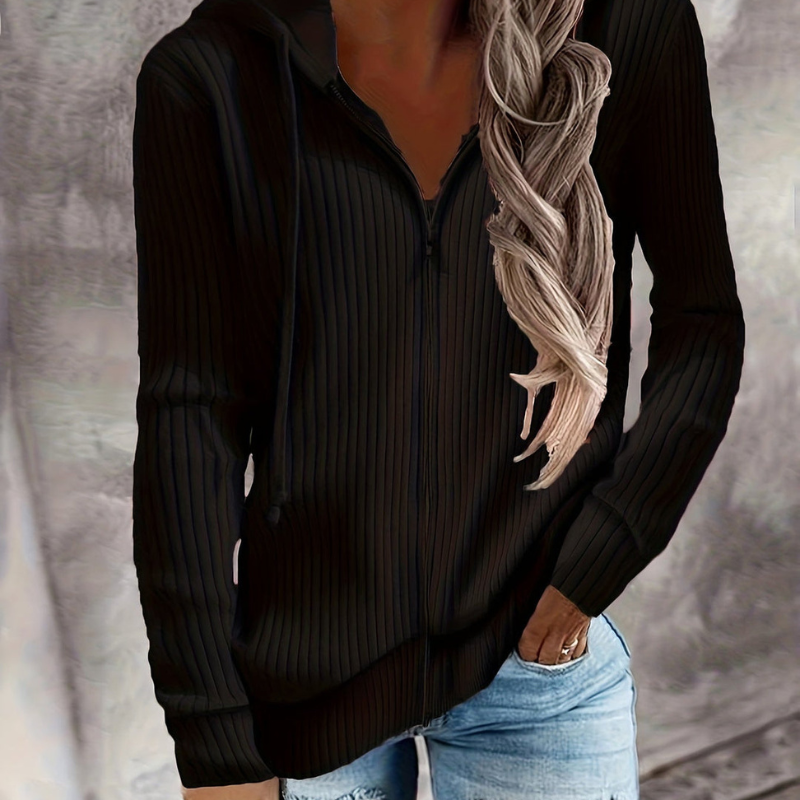 Jasmine™ - Gebreide capuchonjas