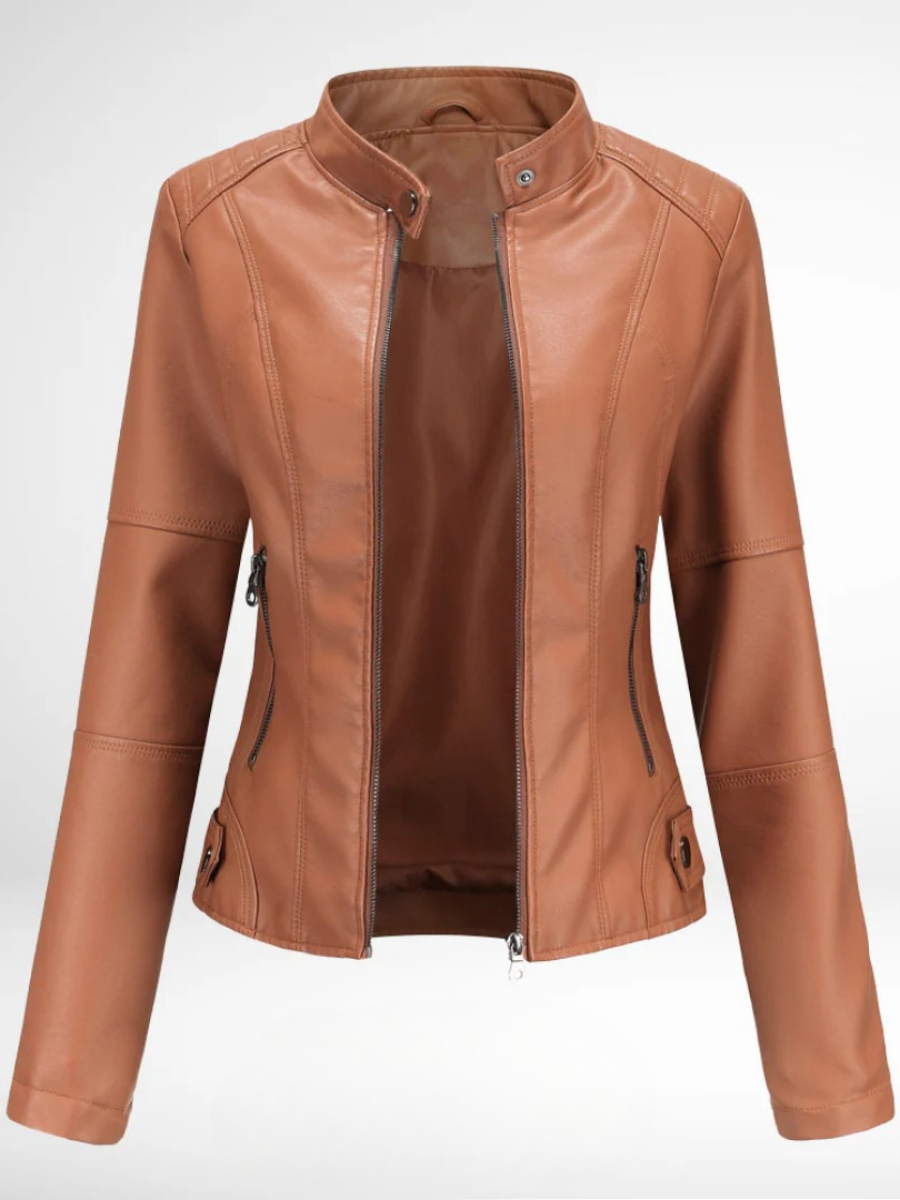 Sienna™ – Luxe Leren Jas