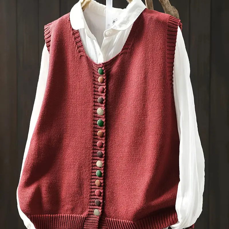 Dione™ – Mouwloos Gebreid Vest