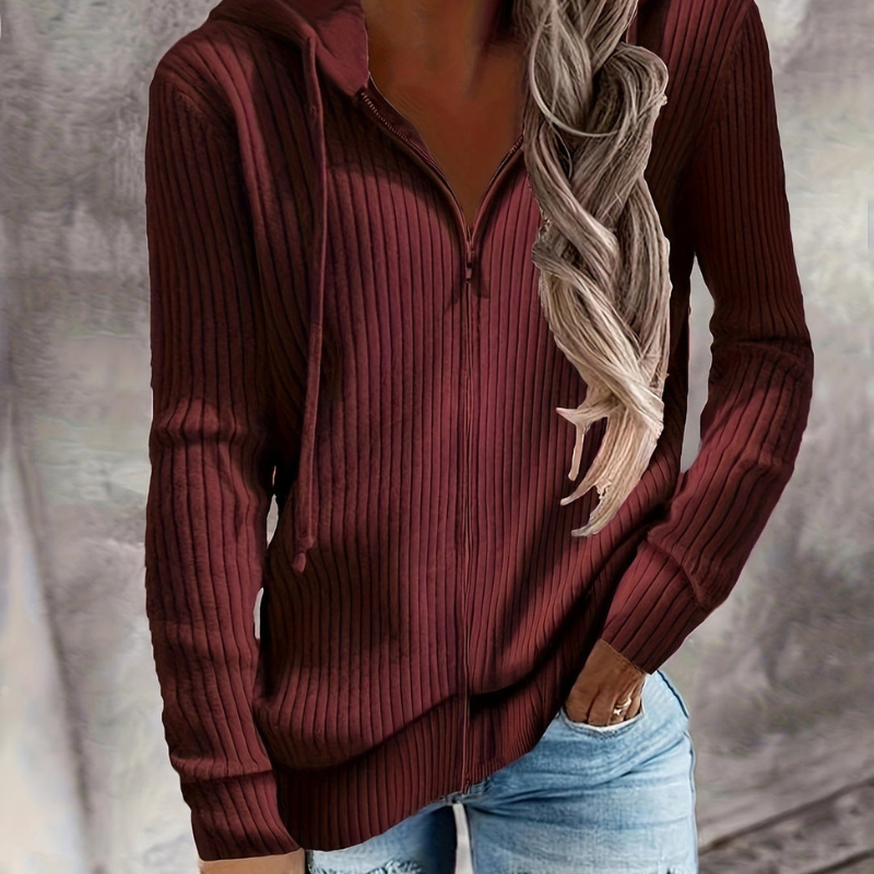 Jasmine™ - Gebreide capuchonjas