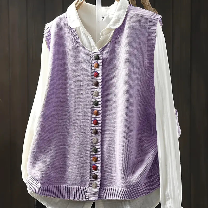 Dione™ – Mouwloos Gebreid Vest