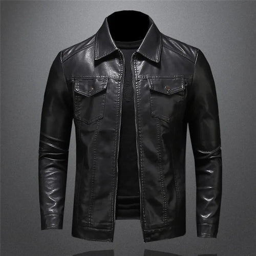 Laurence™ – Klassiek leren motorjack