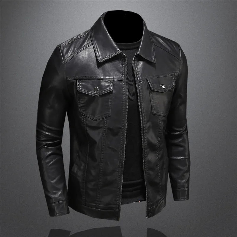 Laurence™ – Klassiek leren motorjack