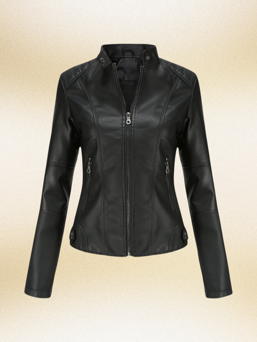 Sienna™ – Luxe Leren Jas