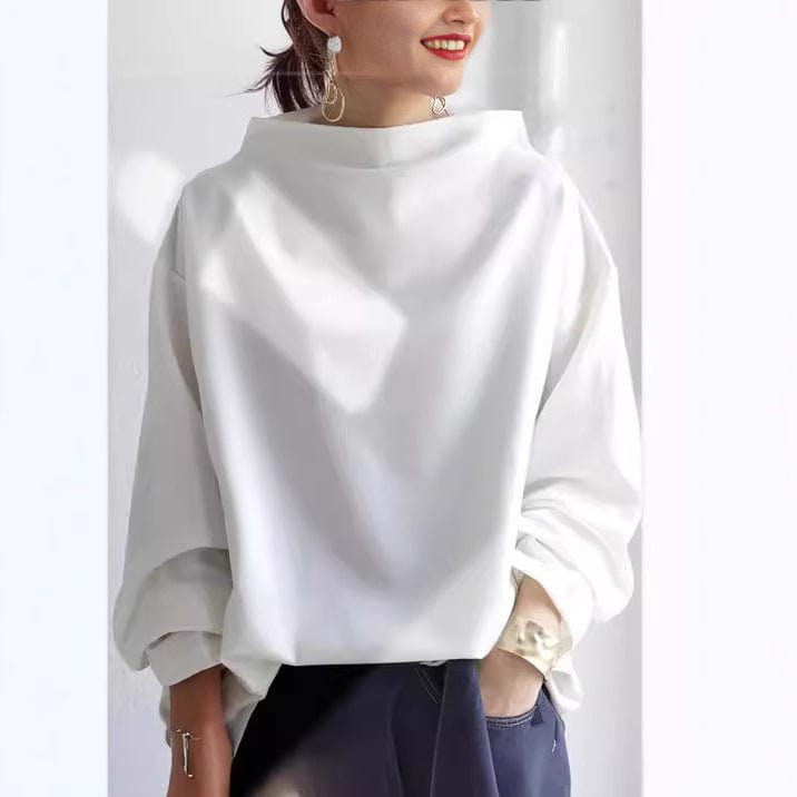 Elly™ – Stijlvolle Wintertop met Hoge Hals