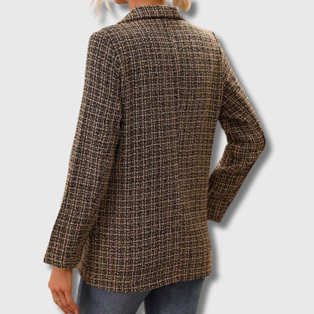 Sabine™ - Chique tweed blazer