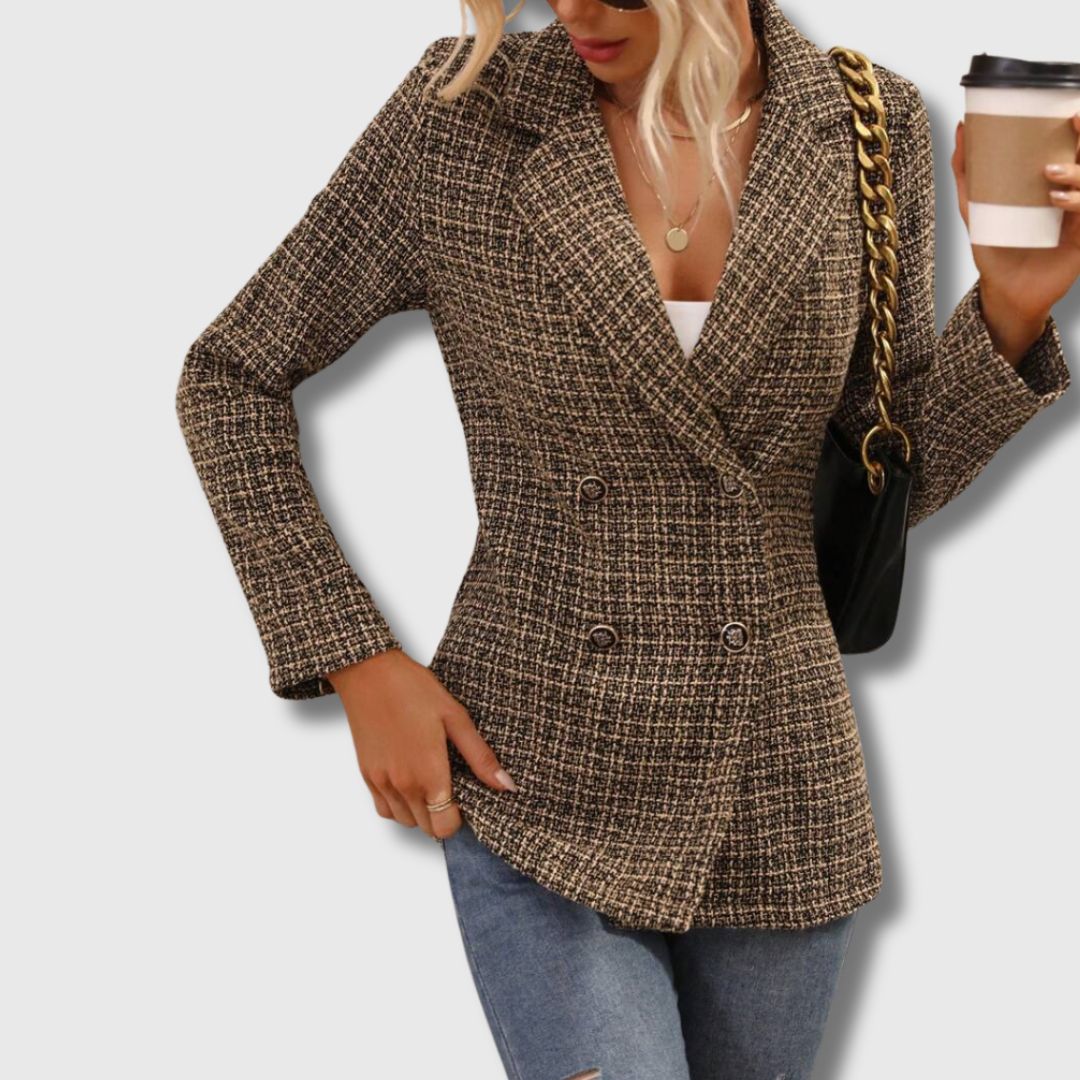 Sabine™ - Chique tweed blazer