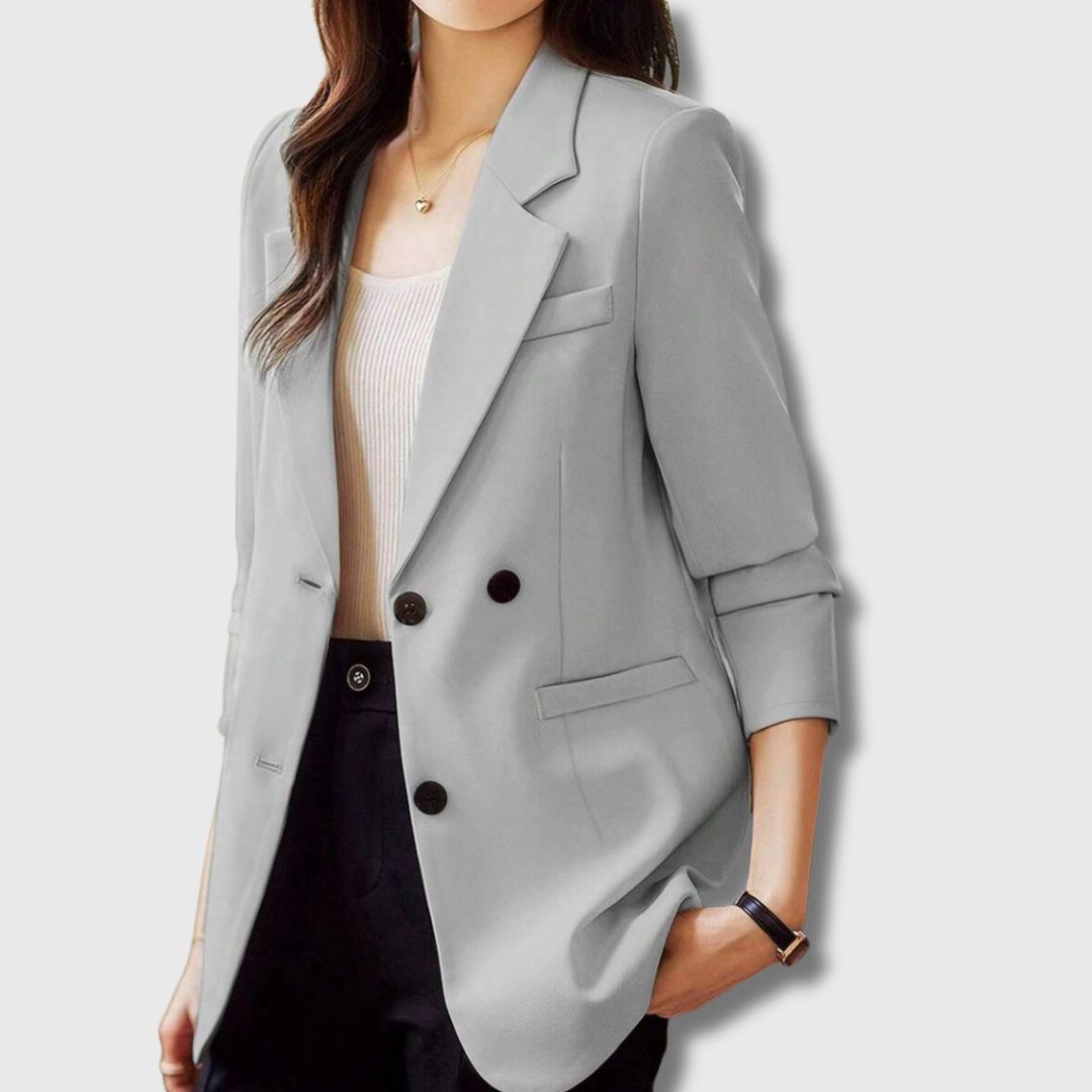 Estelle™ – Klassieke Lange Blazer