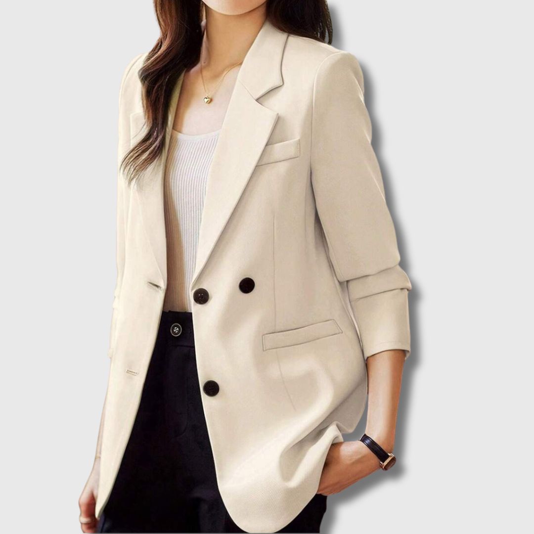 Estelle™ – Klassieke Lange Blazer