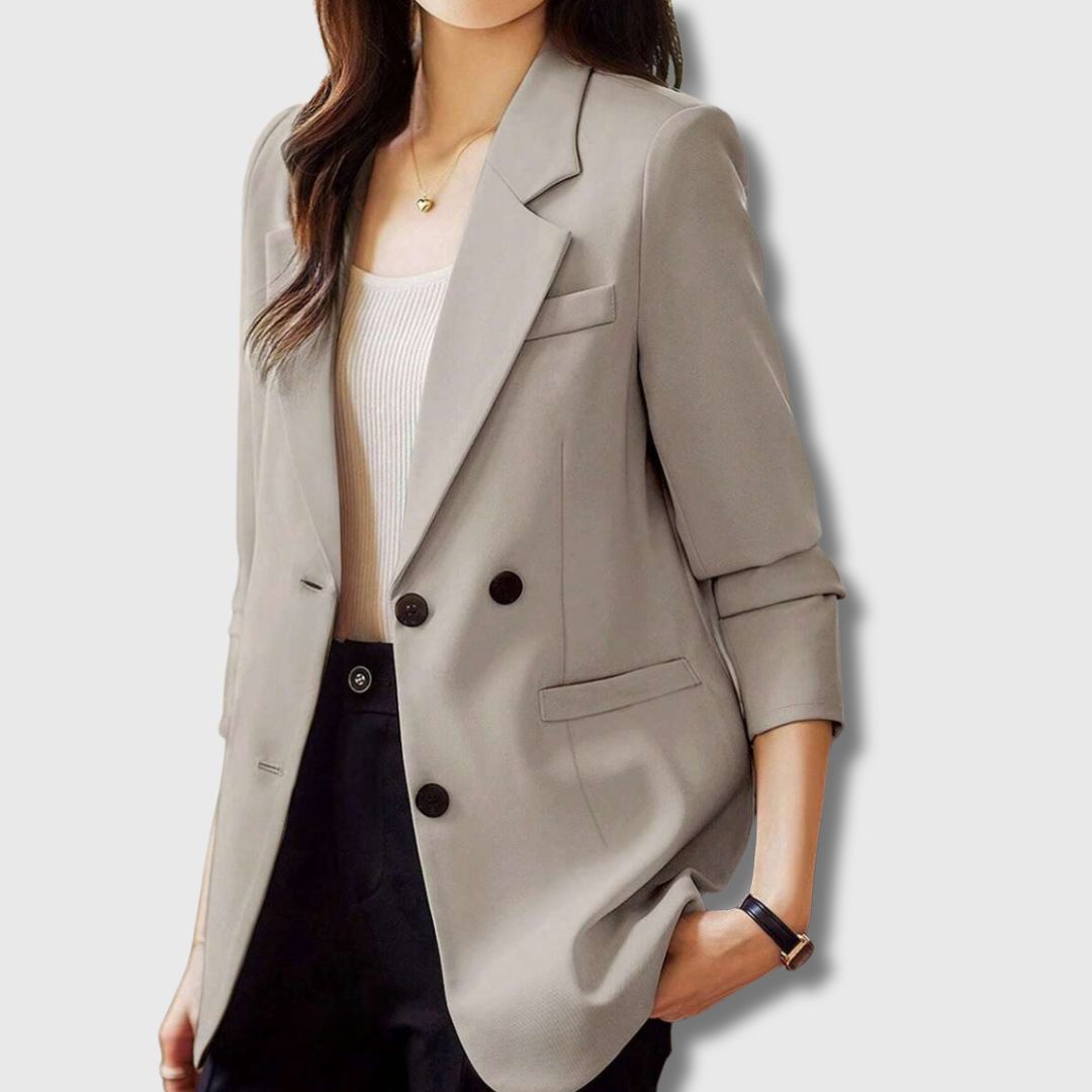 Estelle™ – Klassieke Lange Blazer