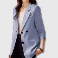 Stoffig blauw