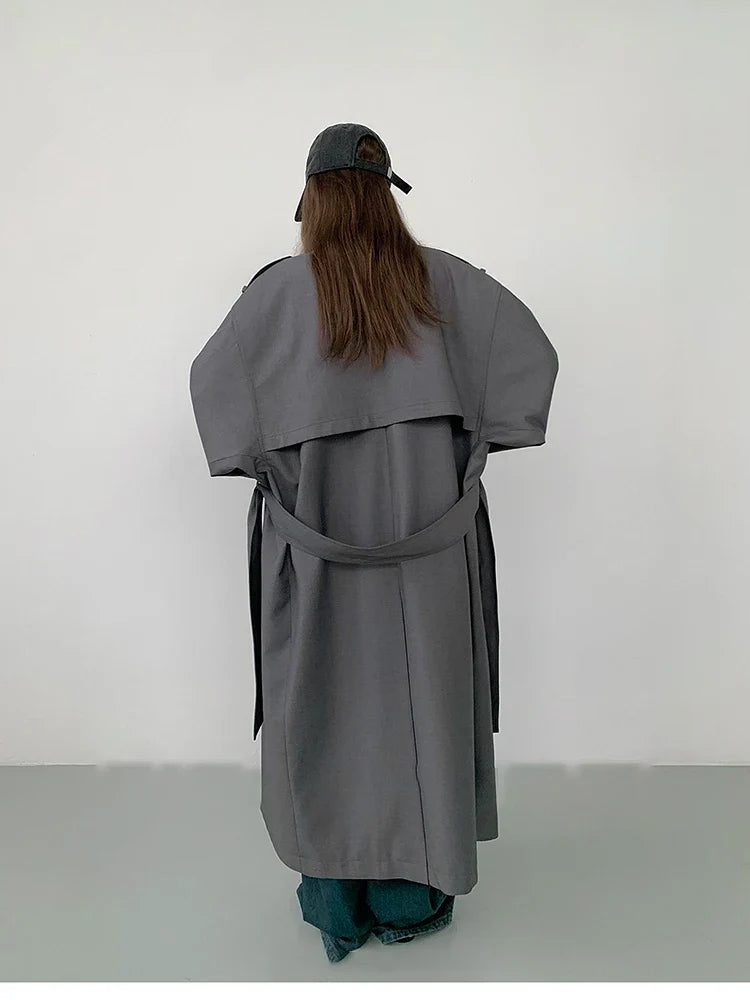 Gema™ - Oversized lange trenchcoat