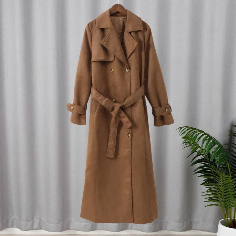 Helen™ – Vintage Lange Trenchcoat