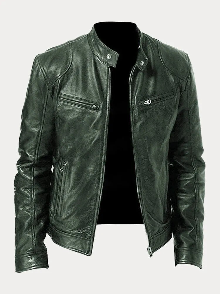 Fidel™ – Leren motorjack