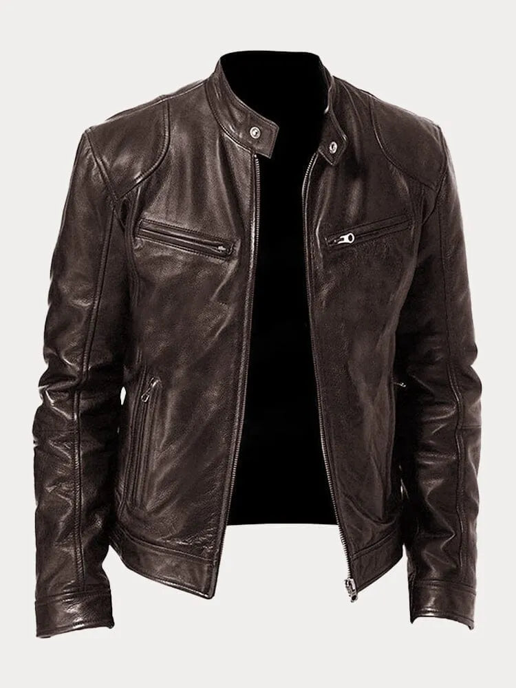 Fidel™ – Leren motorjack