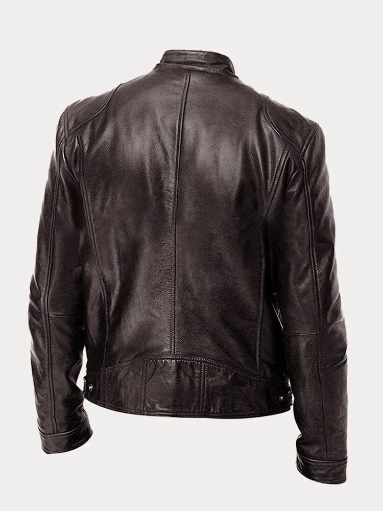 Fidel™ – Leren motorjack