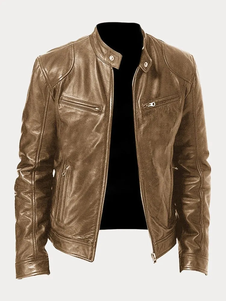 Fidel™ – Leren motorjack