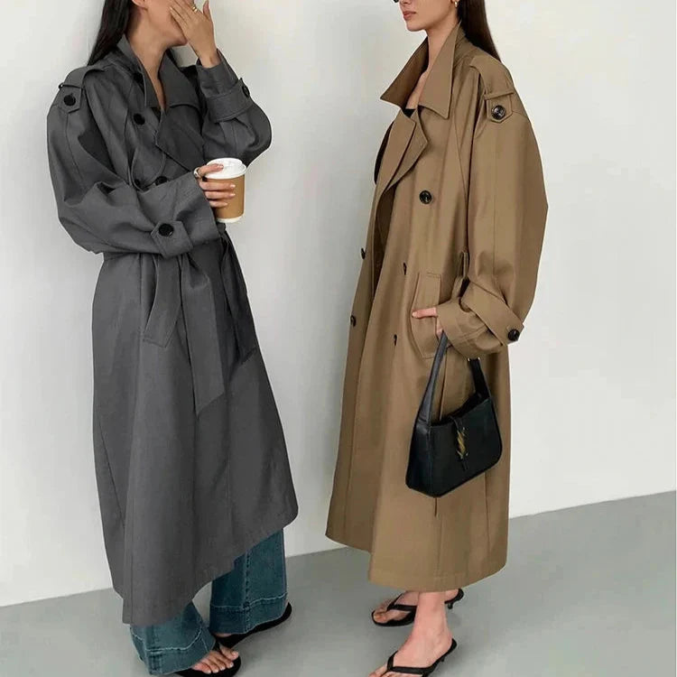 Gema™ - Oversized lange trenchcoat