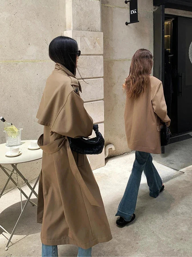 Gema™ - Oversized lange trenchcoat
