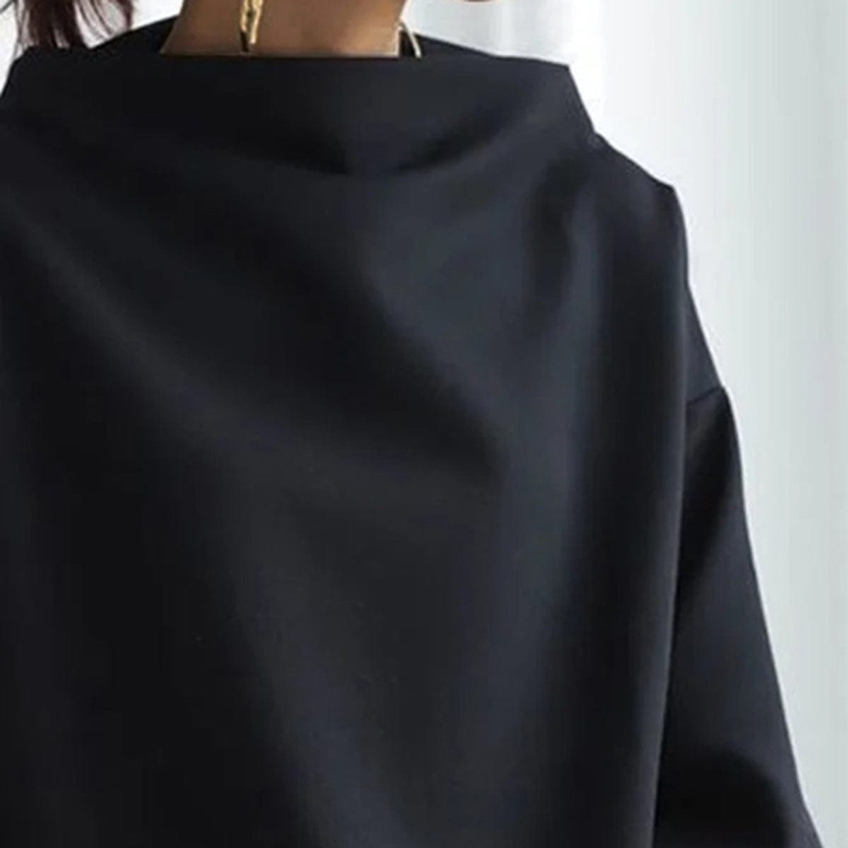 Elly™ – Stijlvolle Wintertop met Hoge Hals