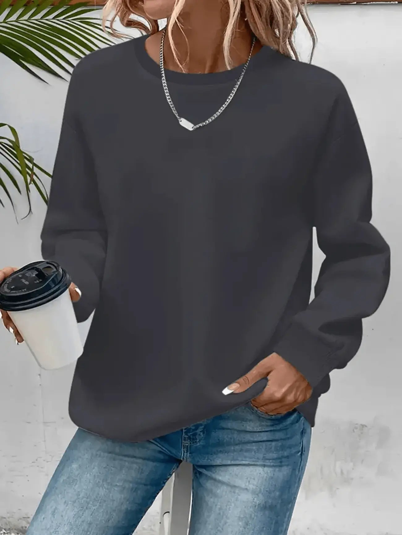 Zachtroze droom Sweater | Samen tegen borstkanker